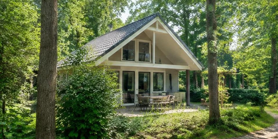 Vakantiehuis in een groene omgeving