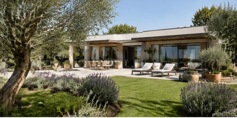 Vakantiehuis met een tuin