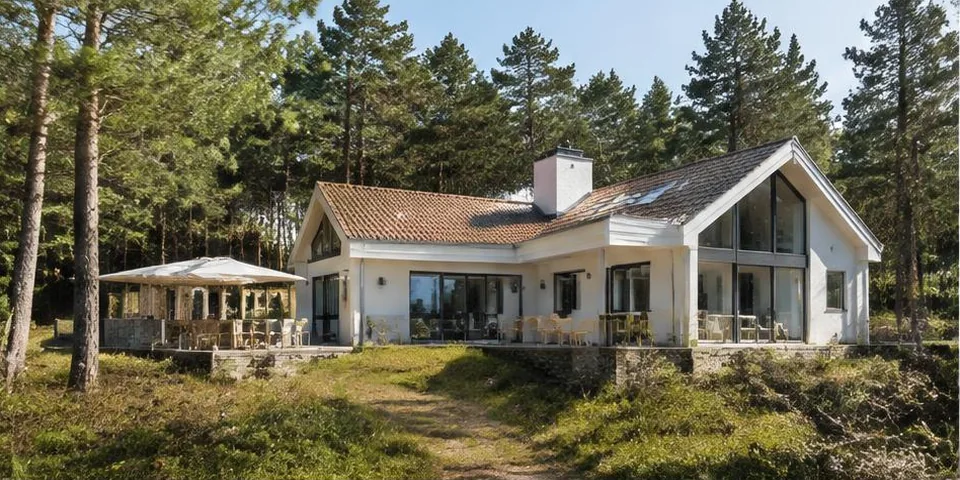 Vakantiehuis tussen bomen